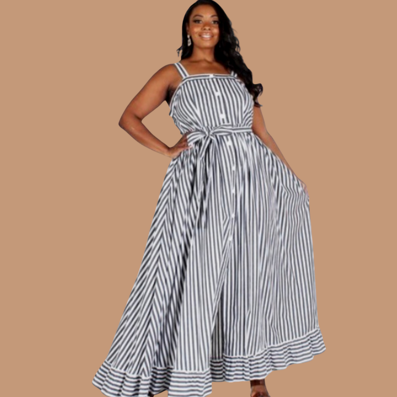 Striped Maxi Dress